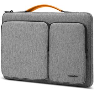 imagetomtoc 360 Protective Laptop Sleeve for 15inch New MacBook Air M3A3114 M2A2941 20242023 15 Inch Surface Laptop 65 Dell XPS 15 Plus MacBook Pro A1990 A1707 Waterresistant Accessory Bag CaseGray