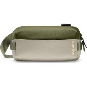 imagetomtoc Compact EDC Sling Bag Minimalist Chest Shoulder Backpack Crossbody Bag for Men Women Lightweight Carry Casual BagOlive Green