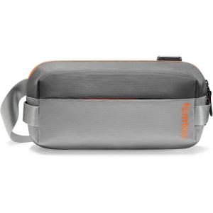 imagetomtoc Compact EDC Sling Bag Minimalist Chest Shoulder Backpack Crossbody Bag for Men Women Lightweight Carry Casual BagSpace Gray