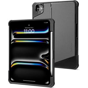 imagetomtoc InspirePivot Case for iPad Pro 11 Inch M5M4 2025 Pivot Design Provides Stable Stand Functionality for Various Viewing Experience Vertical Case with Apple Pencil Holder Auto WakeSleepBlack WITHOUT Cover