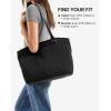 imagetomtoc Laptop Tote Bag for Women 1316 Inch Waterresistant Laptop Work Tote with Device Compartment 10L18L Shoulder BagBlack