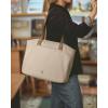 imagetomtoc Laptop Tote Bag for Women 1316 Inch Waterresistant Laptop Work Tote with Device Compartment 10L18L Shoulder BagKhaki