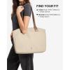 imagetomtoc Laptop Tote Bag for Women 1316 Inch Waterresistant Laptop Work Tote with Device Compartment 10L18L Shoulder BagKhaki
