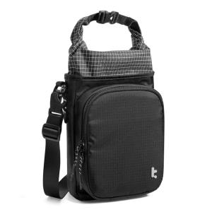 imagetomtoc Sling Bag for Handheld Gaming Console Slim Case Crossbody Travel Carrying Pouch for Steam Deck ROG Xbox Ally X Switch 2 PS Portal Case Rolltop Bag for Charging Cable amp Accessories