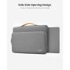 imagetomtoc 360 Protective Laptop Carrying Case Compatible with 14inch MacBook Pro M5 ProMax 2026 A3426 A3427 M4M3M2M1 ProMax 12913 Inch iPad ProAir WaterResistant Accessory Sleeve BagDark Gray
