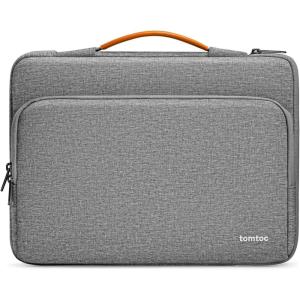 imagetomtoc 360 Protective Laptop Carrying Case Compatible with 14inch MacBook Pro M5 ProMax 2026 A3426 A3427 M4M3M2M1 ProMax 12913 Inch iPad ProAir WaterResistant Accessory Sleeve BagDark Gray