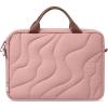 imagetomtoc 1316 Inch Protective Puffy Laptop Carrying Bag for Women Lightweight Work Laptop Briefcase Fits Macbook AirProNeoSaltblush