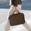 imagetomtoc 1316 Inch Protective Puffy Laptop Carrying Bag for Women Lightweight Work Laptop Briefcase Fits Macbook AirProNeoEarthshade