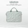 imagetomtoc 1316 Inch Protective Puffy Laptop Carrying Bag for Women Lightweight Work Laptop Briefcase Fits Macbook AirProNeoLakeshore