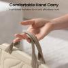 imagetomtoc 1316 Inch Protective Puffy Laptop Carrying Bag for Women Lightweight Work Laptop Briefcase Fits Macbook AirProNeoNatural Sand