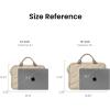imagetomtoc 1316 Inch Protective Puffy Laptop Carrying Bag for Women Lightweight Work Laptop Briefcase Fits Macbook AirProNeoNatural Sand