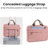 imagetomtoc 1316 Inch Protective Puffy Laptop Carrying Bag for Women Lightweight Work Laptop Briefcase Fits Macbook AirProNeoSaltblush