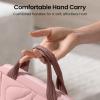 imagetomtoc 1316 Inch Protective Puffy Laptop Carrying Bag for Women Lightweight Work Laptop Briefcase Fits Macbook AirProNeoSaltblush