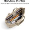 imagetomtoc Puffy Laptop Tote Bag for Women 10L135175L Puffer Work Tote with Padded Laptop Compartment for 1316inch LaptopDune Shade