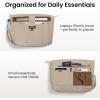 imagetomtoc Puffy Laptop Tote Bag for Women 10L135175L Puffer Work Tote with Padded Laptop Compartment for 1316inch LaptopDune Shade