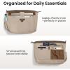 imagetomtoc Puffy Laptop Tote Bag for Women 10L135175L Puffer Work Tote with Padded Laptop Compartment for 1316inch LaptopEarthshade