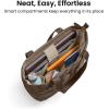 imagetomtoc Puffy Laptop Tote Bag for Women 10L135175L Puffer Work Tote with Padded Laptop Compartment for 1316inch LaptopEarthshade