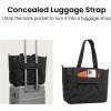 imagetomtoc Puffy Laptop Tote Bag for Women 10L135175L Puffer Work Tote with Padded Laptop Compartment for 1316inch LaptopLavascape