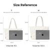 imagetomtoc Puffy Laptop Tote Bag for Women 10L135175L Puffer Work Tote with Padded Laptop Compartment for 1316inch LaptopSnowberg