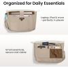 imagetomtoc Puffy Laptop Tote Bag for Women 10L135175L Puffer Work Tote with Padded Laptop Compartment for 1316inch LaptopSnowberg