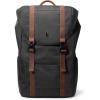 imagetomtoc Flap Laptop Backpack Lightweight WaterResistant Casual Daypack Durable Workpack Vintage Classic Rucksack for 1316 Inch Laptop perfect for Campus Street 22LBlack
