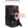 imagetomtoc Flap Laptop Backpack Lightweight WaterResistant Casual Daypack Durable Workpack Vintage Classic Rucksack for 1316 Inch Laptop perfect for Campus Street 22LDark