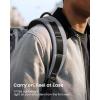 imagetomtoc Flap Laptop Backpack Lightweight WaterResistant Casual Daypack Durable Workpack Vintage Classic Rucksack for 1316 Inch Laptop perfect for Campus Street 22LGray Lightweight