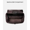 imagetomtoc Flap Laptop Backpack Lightweight WaterResistant Casual Daypack Durable Workpack Vintage Classic Rucksack for 1316 Inch Laptop perfect for Campus Street 22LDark