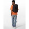 imagetomtoc Flap Laptop Backpack Lightweight WaterResistant Casual Daypack Durable Workpack Vintage Classic Rucksack for 1316 Inch Laptop perfect for Campus Street 22LBlack