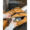 imagetomtoc Flap Laptop Backpack Lightweight WaterResistant Casual Daypack Durable Workpack Vintage Classic Rucksack for 1316 Inch Laptop perfect for Campus Street 22LYellow