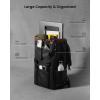 imagetomtoc Flap Laptop Backpack Lightweight WaterResistant Casual Daypack Durable Workpack Vintage Classic Rucksack for 1316 Inch Laptop perfect for Campus Street 22LDark