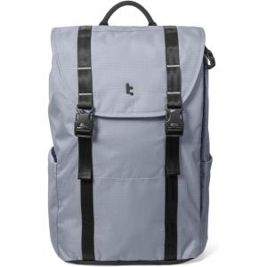 imagetomtoc Flap Laptop Backpack Lightweight WaterResistant Casual Daypack Durable Workpack Vintage Classic Rucksack for 1316 Inch Laptop perfect for Campus Street 22LGray Lightweight