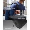 image:imagetomtoc 360 Protective Laptop Shoulder Bag for 156162 Inch Laptop Fit Acer Aspire 357 HP Pavilion 156 Dell InspironXPS ASUS ROGTUF Lenovo ThinkPad WaterResistant Accessory CaseBlack
