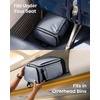 image:imagetomtoc 23L28L Expandable Travel Backpack Underseat Flight Approved Personal Item for Ryanair Southwest Frontier JetBlue Lightweight Carryon Luggage Waterresistant Business Rucksack Weekender BagSilver Gray