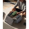 image:imagetomtoc 23L28L Expandable Travel Backpack Underseat Flight Approved Personal Item for Ryanair Southwest Frontier JetBlue Lightweight Carryon Luggage Waterresistant Business Rucksack Weekender BagSilver Gray