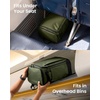 image:imagetomtoc 23L28L Expandable Travel Backpack Underseat Flight Approved Personal Item for Ryanair Southwest Frontier JetBlue Lightweight Carryon Luggage Waterresistant Business Rucksack Weekender BagGreen