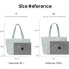 image:imagetomtoc Puffy Laptop Tote Bag for Women 10L135175L Puffer Work Tote with Padded Laptop Compartment for 1316inch LaptopLakeshore