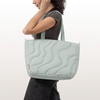 image:imagetomtoc Puffy Laptop Tote Bag for Women 10L135175L Puffer Work Tote with Padded Laptop Compartment for 1316inch LaptopLakeshore