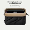 image:imagetomtoc 360 Protective Puffy Laptop Sleeve for 2026 13inch MacBook Neo A3404 A18 WaterResistant Quilted Soft Puffer Bag Shockproof Computer Case Work Bag Fits 1213 Inch Surface Pro Copilot PCLavascape