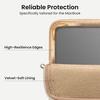 image:imagetomtoc 360 Protective Puffy Laptop Sleeve for 2026 13inch MacBook Neo A3404 A18 WaterResistant Quilted Soft Puffer Bag Shockproof Computer Case Work Bag Fits 1213 Inch Surface Pro Copilot PCDune Shade