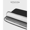 image:imagetomtoc CustomFit Slim Sleeve for 13inch MacBook Neo A18 Pro A3404 WaterResistant Protective Case with Accessory PocketBlack