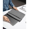 image:imagetomtoc CustomFit Slim Sleeve for 13inch MacBook Neo A18 Pro A3404 WaterResistant Protective Case with Accessory PocketDark Gray