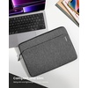 image:imagetomtoc CustomFit Slim Sleeve for 13inch MacBook Neo A18 Pro A3404 WaterResistant Protective Case with Accessory PocketDark Gray