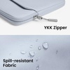 image:imagetomtoc CustomFit Slim Sleeve for 13inch MacBook Neo A18 Pro A3404 WaterResistant Protective Case with Accessory PocketLight Blue