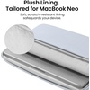 image:imagetomtoc CustomFit Slim Sleeve for 13inch MacBook Neo A18 Pro A3404 WaterResistant Protective Case with Accessory PocketLight Blue