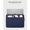 image:imagetomtoc CustomFit Slim Sleeve for 13inch MacBook Neo A18 Pro A3404 WaterResistant Protective Case with Accessory PocketNavy Blue