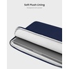 image:imagetomtoc CustomFit Slim Sleeve for 13inch MacBook Neo A18 Pro A3404 WaterResistant Protective Case with Accessory PocketNavy Blue