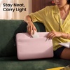 image:imagetomtoc CustomFit Slim Sleeve for 13inch MacBook Neo A18 Pro A3404 WaterResistant Protective Case with Accessory PocketPink