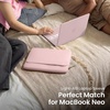 image:imagetomtoc CustomFit Slim Sleeve for 13inch MacBook Neo A18 Pro A3404 WaterResistant Protective Case with Accessory PocketPink