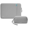 image:imagetomtoc 360 Sleeve for 14 LenovoHPASUSDellAcer Laptops  Dual Compartment WaterResistant Tech Pouch for Charger Cord Phone Hard Drive Power Bank  Laptop Case amp Organizer Bundle